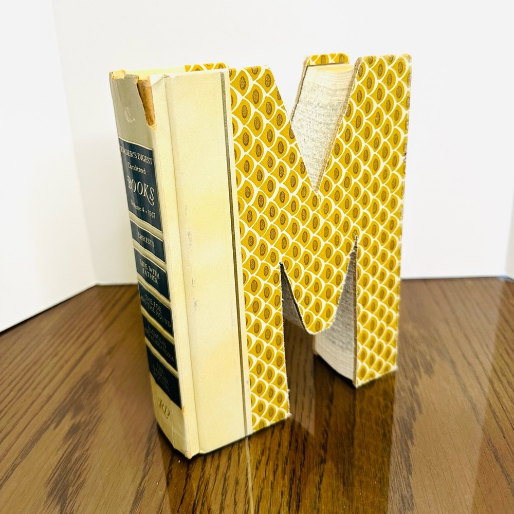 Reader’s Digest “M” Book Cutout
